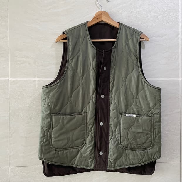 Swellmob / 아메카지 퀼팅 베스트, 남성조끼