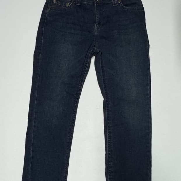 여성 트루릴리젼 22년도 빈티지 워싱 데님팬츠 33.8인치