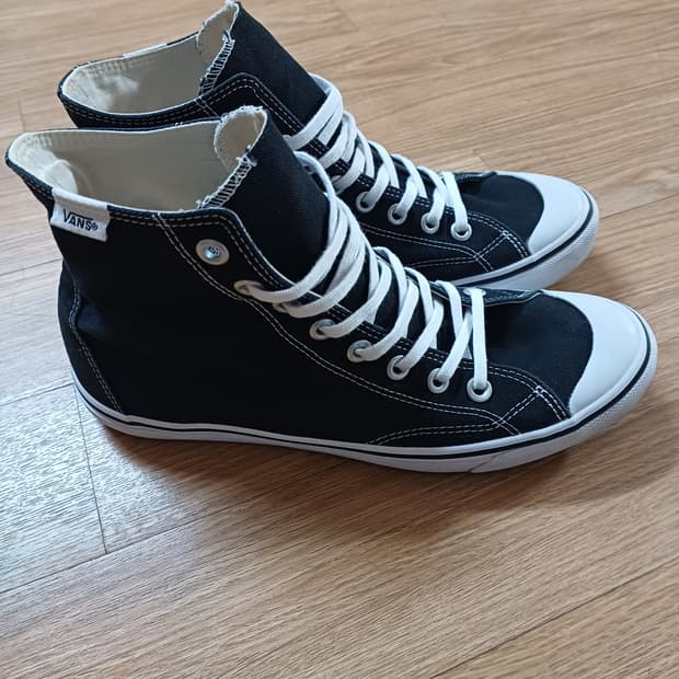 반스 블랙 캔버스 하이탑 270 vans 컨버스 척 275