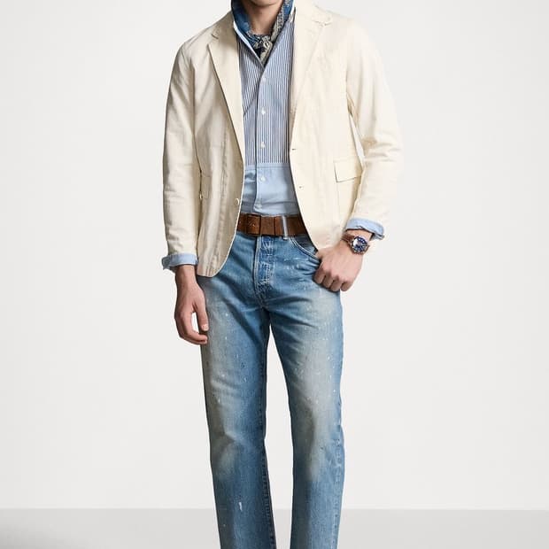 (새상품) 폴로 랄프로렌 헤리티지 스트레이트 하바나 진 32x30