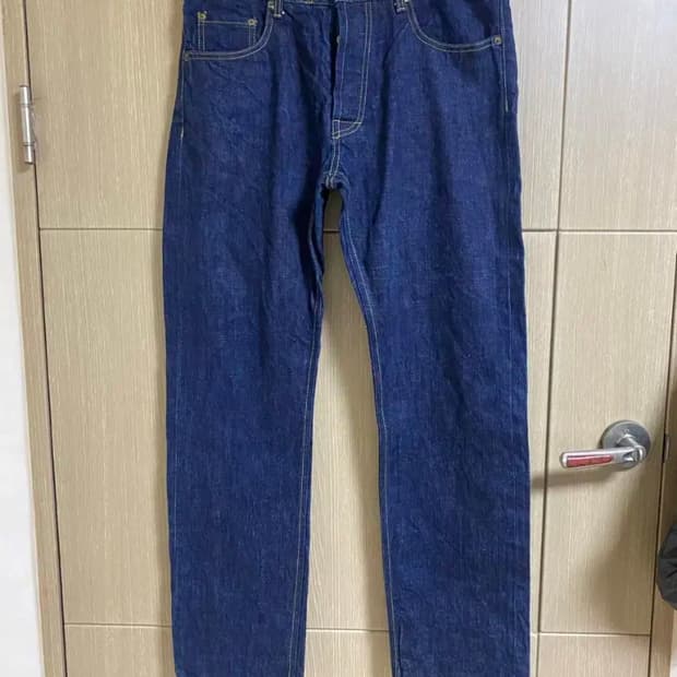 CASINA 20주년 기념 5포켓 셀비지 데님 34/32