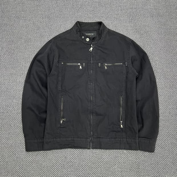 빈티지 VONIN 흑청 데님자켓