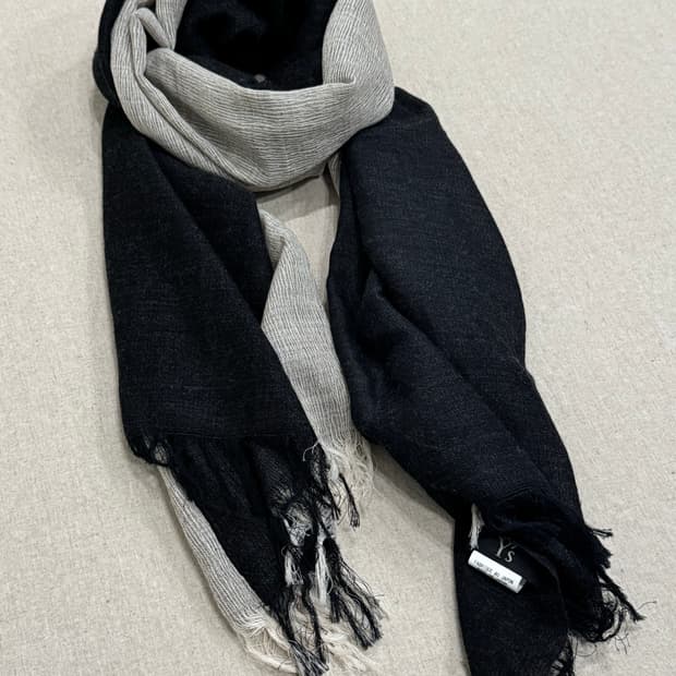 요지야마모토 아수라 코튼 울 머플러