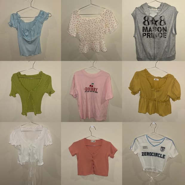 빈티지 옷 벼룩 할인 여성 반팔모음