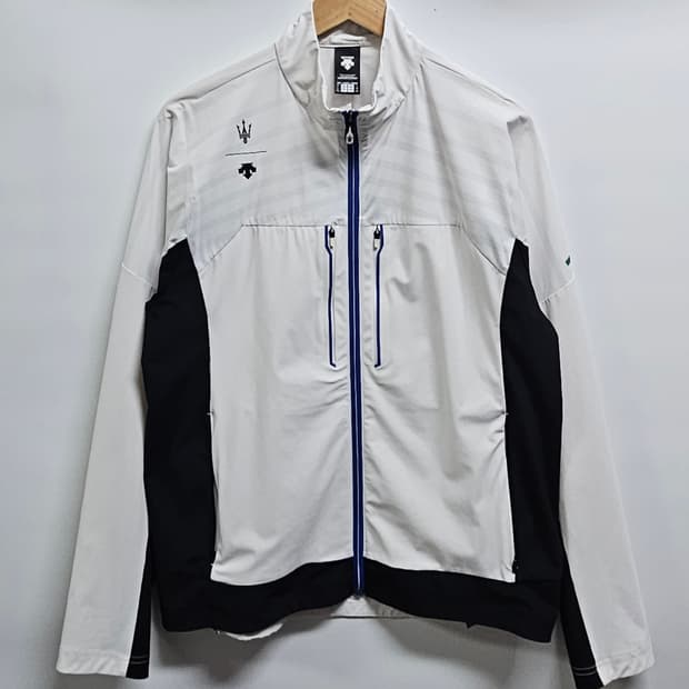 데상트 마세라티 바람막이 자켓 화이트 XL