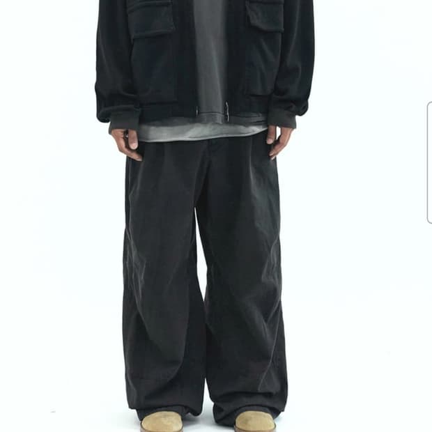 폴리테루 워시드 자켓 블랙 3사이즈