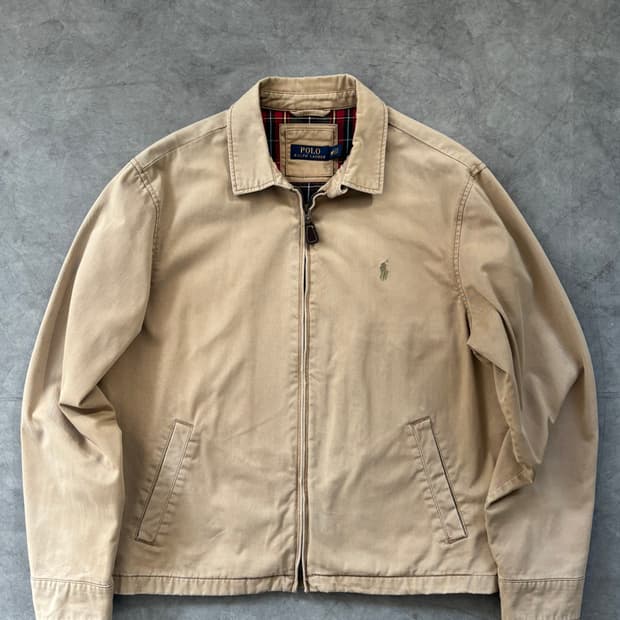 Polo 폴로 랄프로렌 코튼 베이지 헤링턴 자켓 
