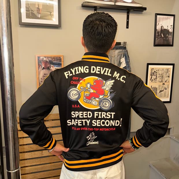 Ted Company flying devil M.C logo jersey