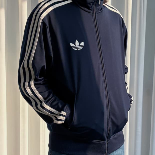 [XL]아디다스 구형 파이어버드 네이비 트랙탑 져지