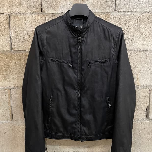아르마니 익스체인지 싱글 라이더 자켓