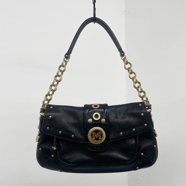 메트로시티 갸루 금장 로고 체인백✨