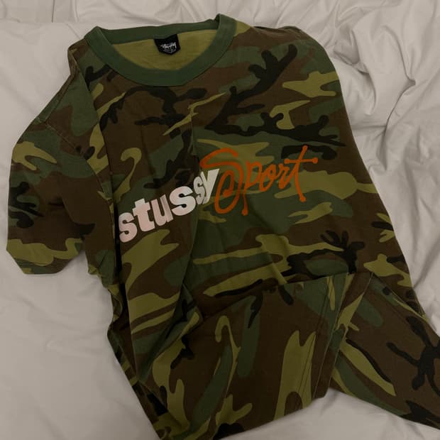 스투시 카모 티셔츠