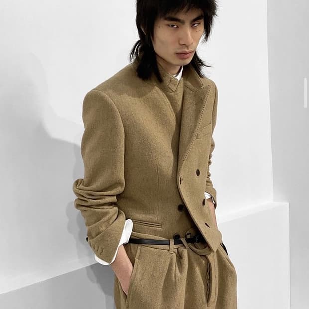 하이더아커만 20FW 울 베이지 카멜 숏 자켓