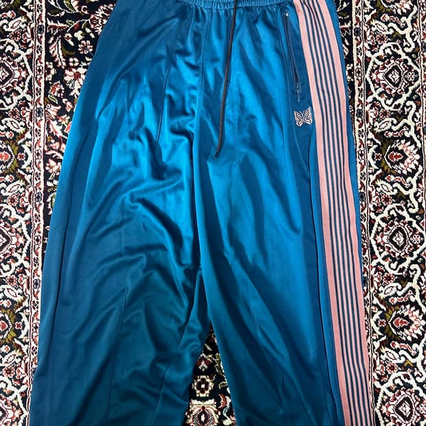 니들스 트랙 팬츠 폴리 스무스 틸 그린 (s) (HD 핏)