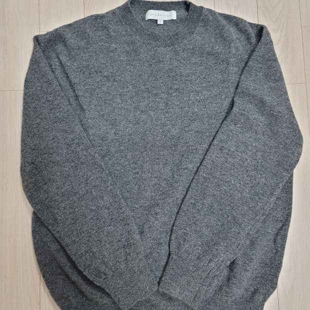 [4사이즈] 23FW 브라운야드 캐시미어 크루넥니트 그레이