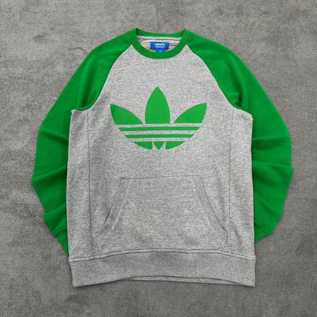 90 아디다스 트레포일 맨투맨