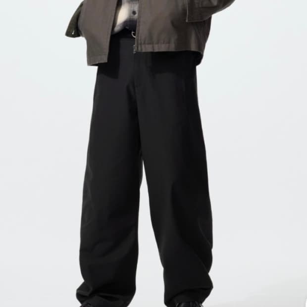 유니클로 저지베럴레그팬츠 블랙 xl