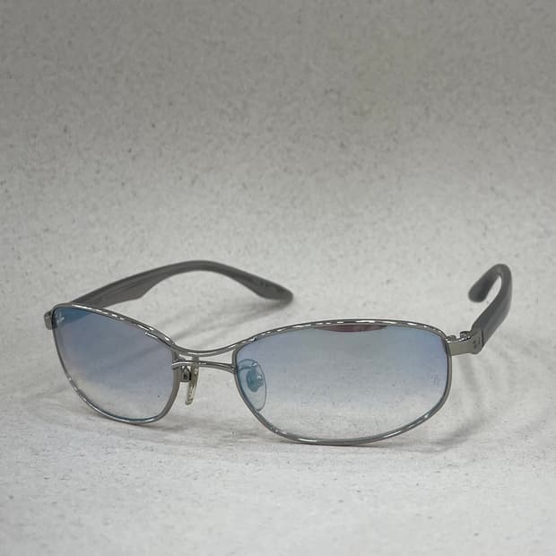 레이벤 고글라인 선글라스 made in japen RB3224 실버미러