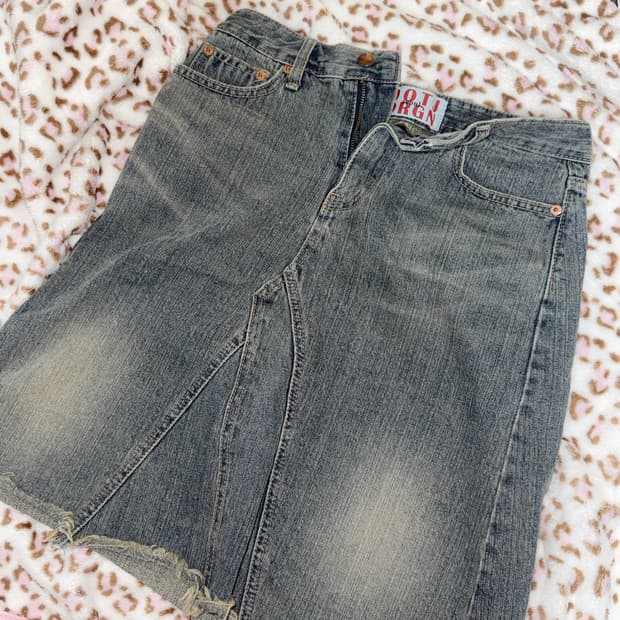 OOTJ 연청 미디 스커트 