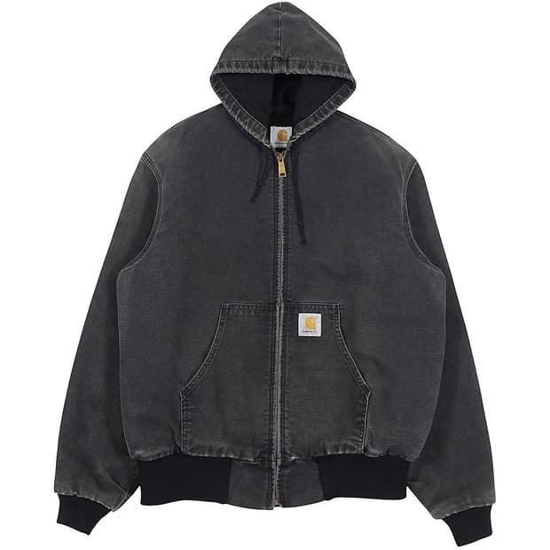 1990s USA 칼하트 J03 BLK 블랙 덕 액티브 자켓 빈티지 미제