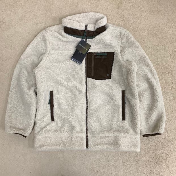 에디바우어 플리스 자켓(2XL/베이지) 후리스 점퍼