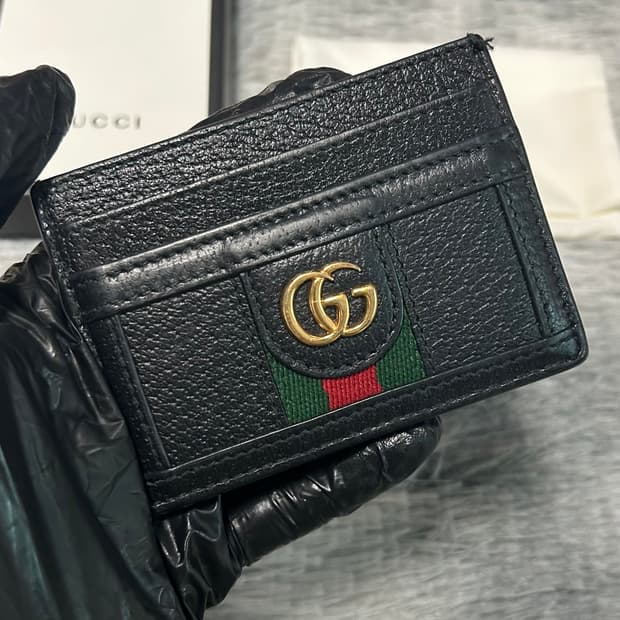 구찌 오피디아 카드지갑 블랙