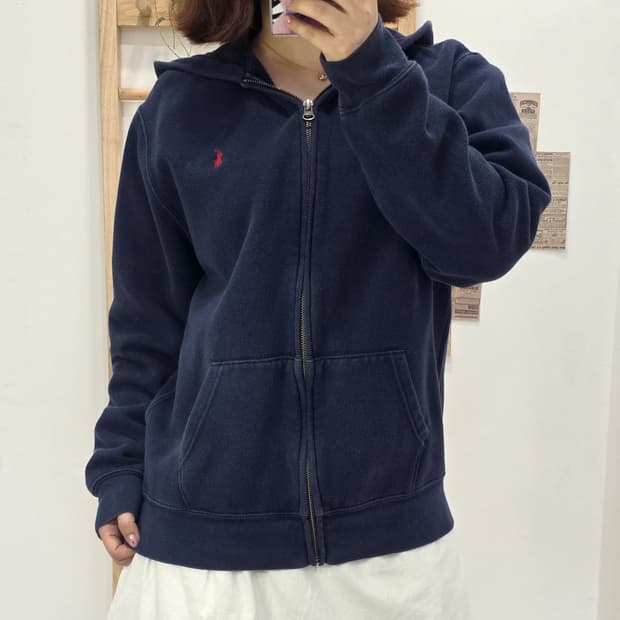 [프립]XL(18-20)/폴로 랄프로렌 네이비 후드 집업