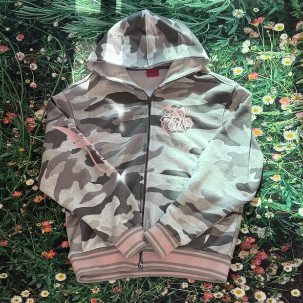 NYXX 엔와이엑스엑스 카모 후드집업