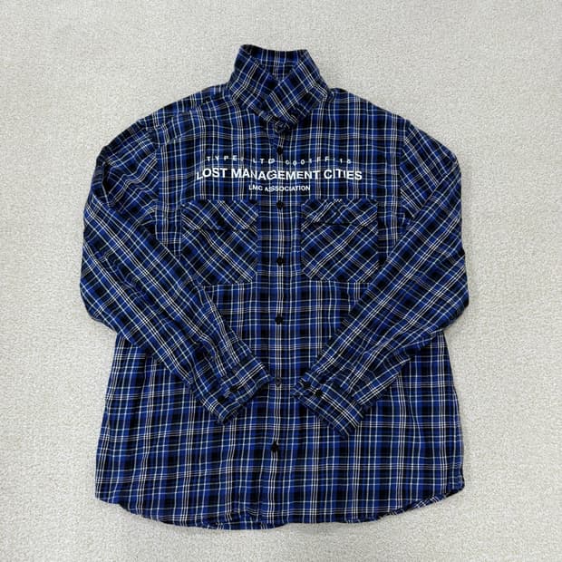 2사이즈 LMC ASSOCIATION 체크셔츠 1226T2