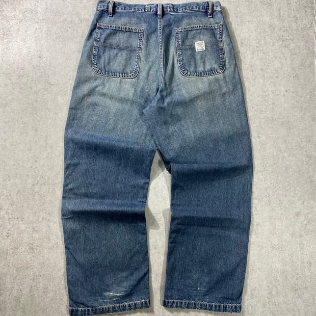 [34] 00s EXPRESS 익스프레스 덩가리핏 와이드 데님팬츠