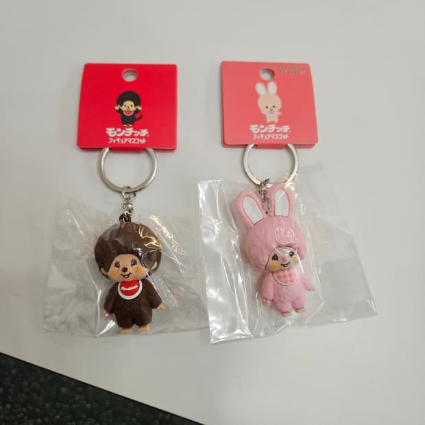 정품 몬치치,치무탄 피규어키링 일괄판매