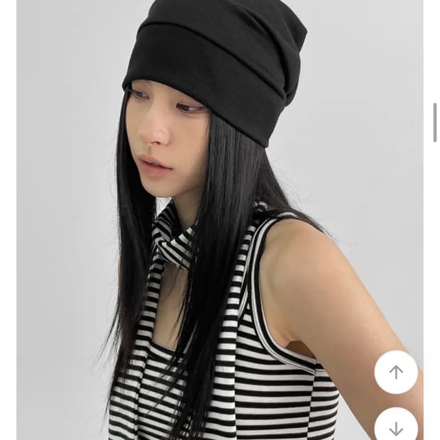 블랙업 비니 새상품 판매