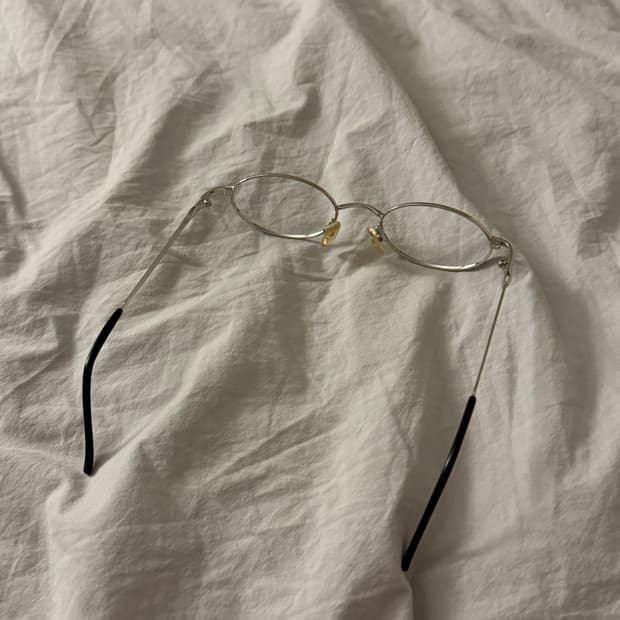 90s 빈티지 재팬 실버 안경