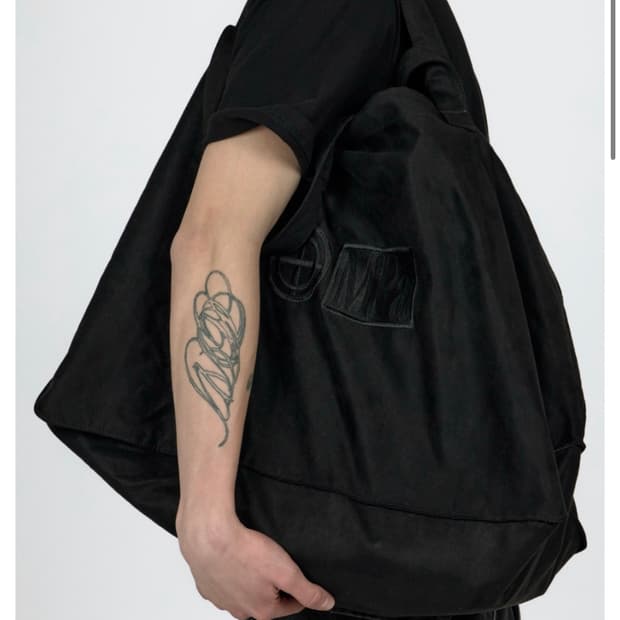 MPA suede Big Bag(black)