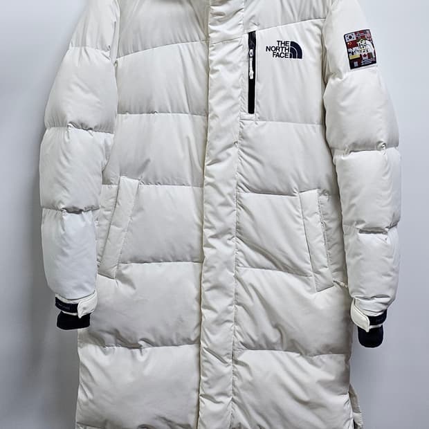 노스페이스 평창올림픽 덕다운롱패딩 S 90