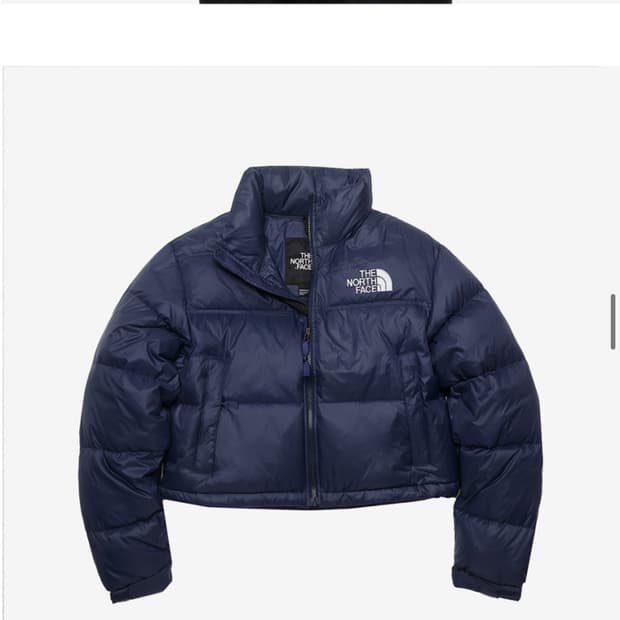 노스페이스 눕시 숏 700 네이비 해외판 L