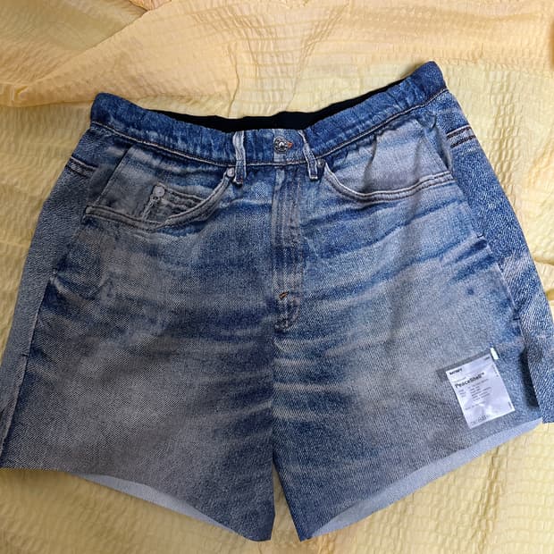 [XL] 새티스파이 피스쉘 데님 팬츠