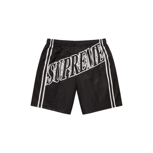 슈프림 슬랩 샷 메쉬 쇼츠 블랙