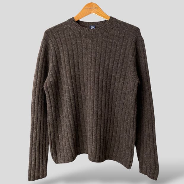 (S)GAP 갭 램스울 크루넥 스웨터