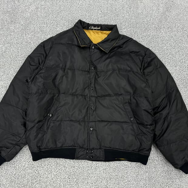 90s Malts 리버시블 다운패딩 