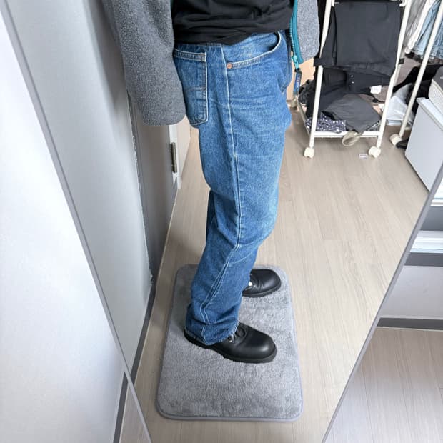 (34x32) 90s 리바이스 517 오렌지탭 USA 중청 데님