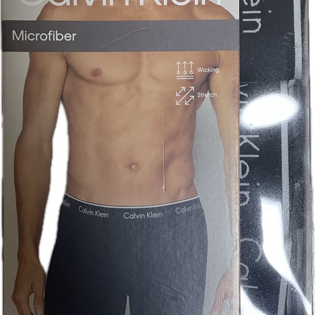 새상품 캘빈클라인 남성 마이크로화이버 박서 브리프 블랙 L