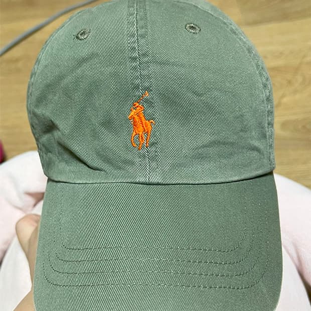 POLO 폴로 캐주얼 모자 볼캡 카키 정품 상태좋음 프리