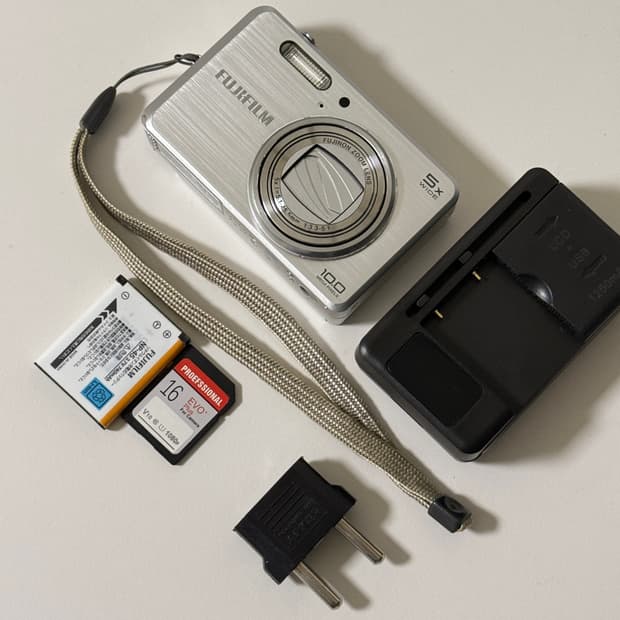 후지필름 파인픽스 j150w 빈티지 디카 디지털카메라 실버