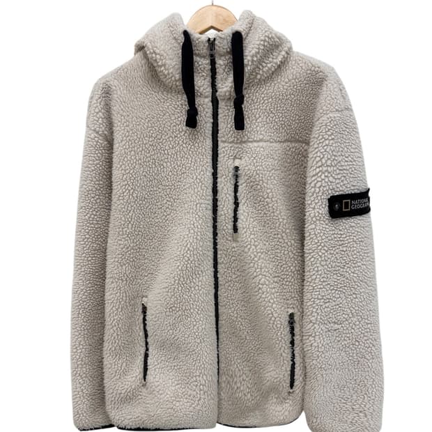 내셔널지오그래픽 플리스 아이보리 (XXL) 