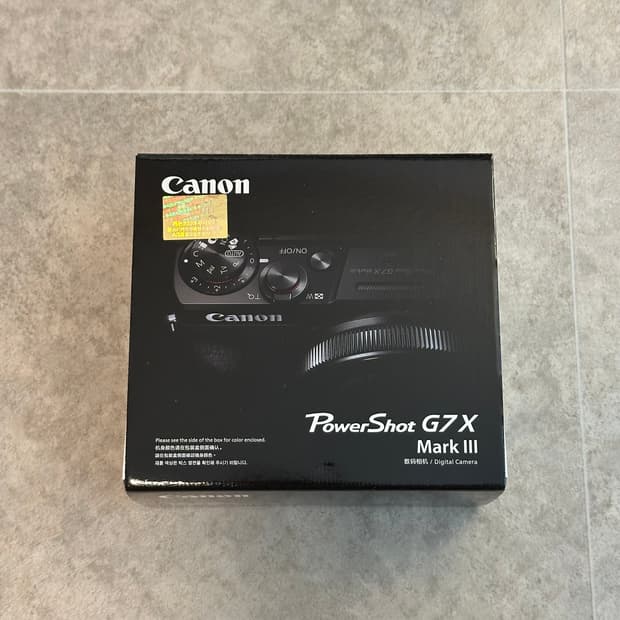 [새상품] 캐논 파워샷 G7X Mark3 디지털 카메라