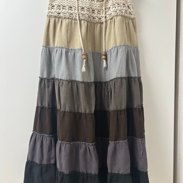 와이즈걸 포인트 롱치마