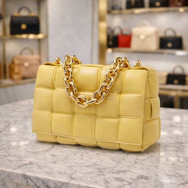 [S급] 보테가베네타 패딩 체인 카세트 크로스백 판매합니다!!!