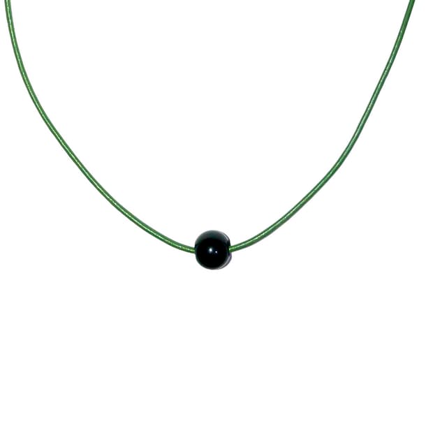 green olive necklace