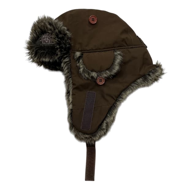 노스페이스 희귀 익스페디션 써밋시리즈 트루퍼햇 이어머프캡 초콜릿 브라운